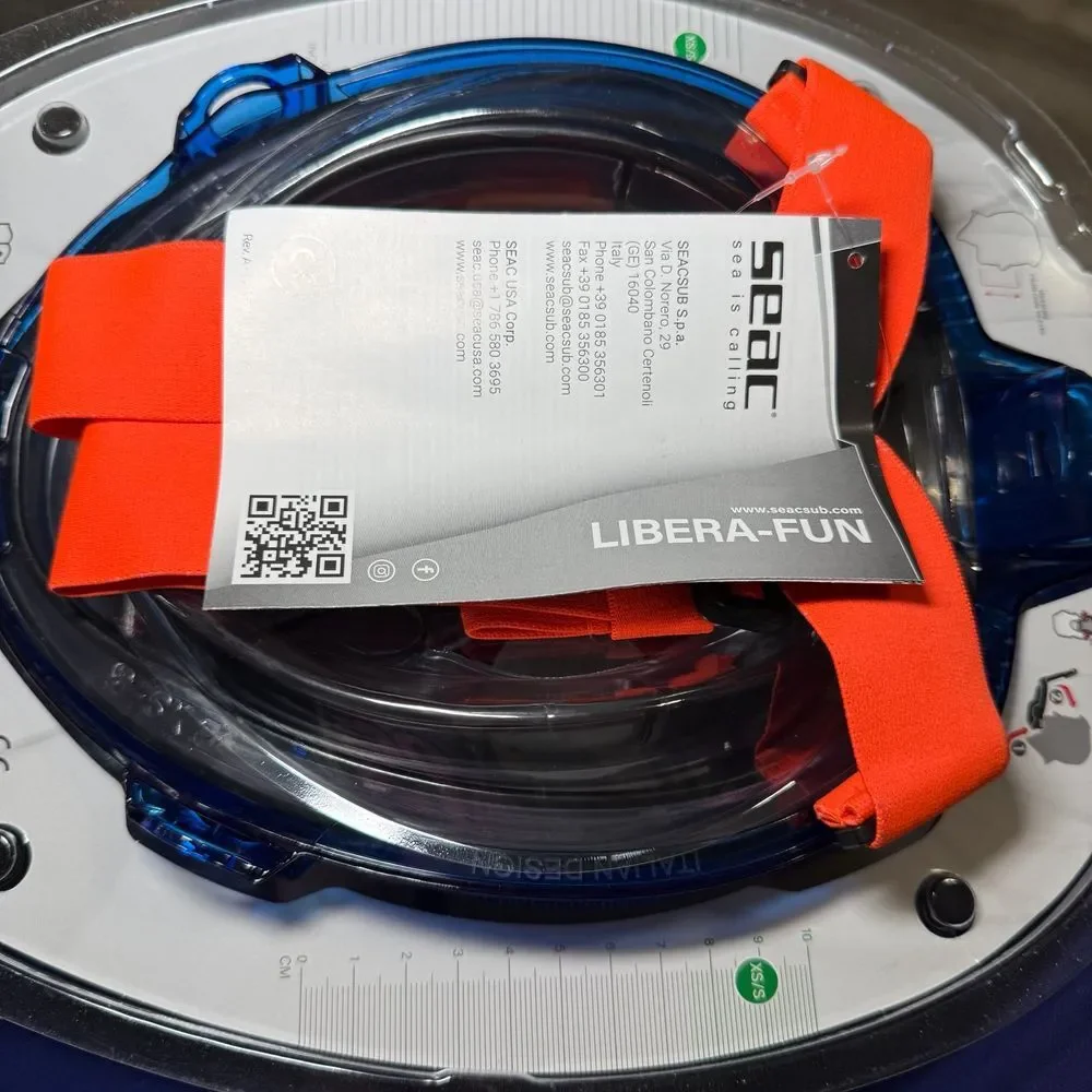 Seac Magica/Fun‎ Full Face Mask XS/S Blue/Orange Full Face Mask